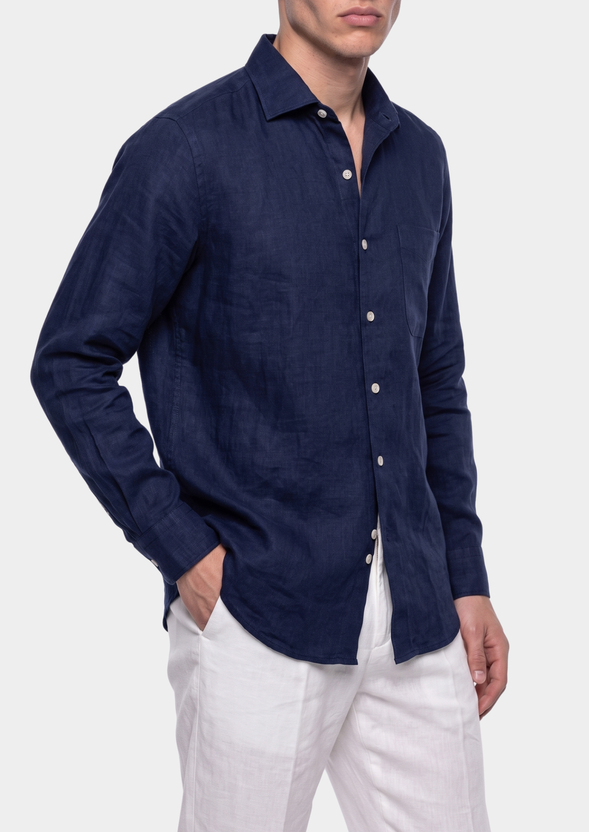 Amalfi Coastal Shirt - Navy Blue - photo 5