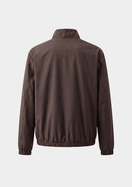 Coffee Technical Windbreaker Jacket - photo 2