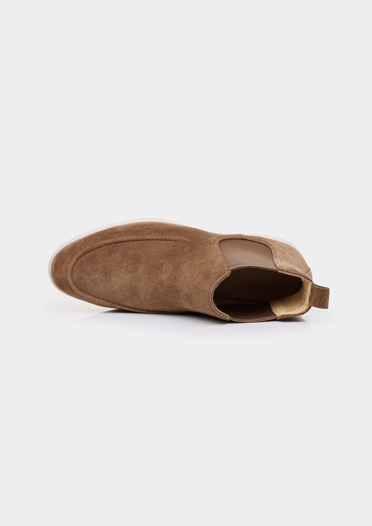 Light Brown Suede Chelsea Boot - photo 4