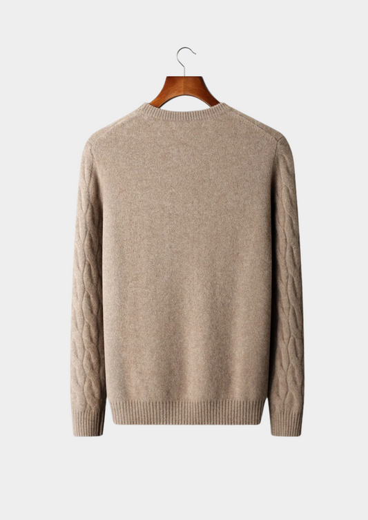 Premium Cashmere Cable Crewneck - photo 2