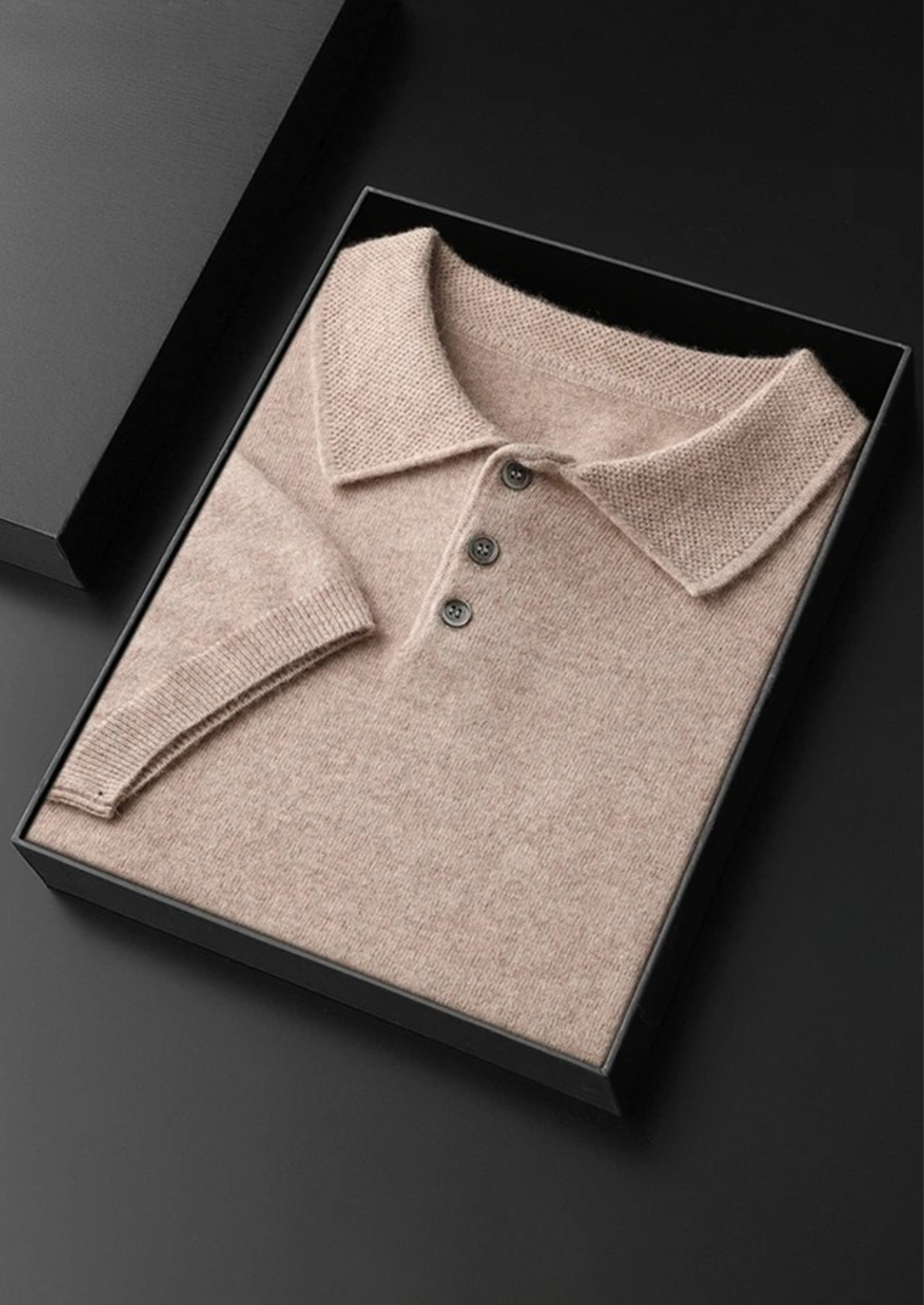 Premium Cashmere Classic Polo Shirt - photo 11