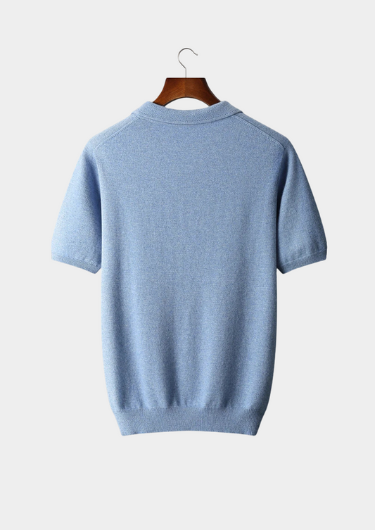 Premium Cashmere Classic Polo Shirt - photo 2