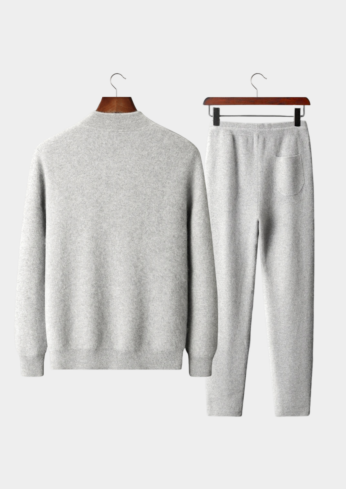 Premium Cashmere Light Gray Denis Leisure Set - photo 2