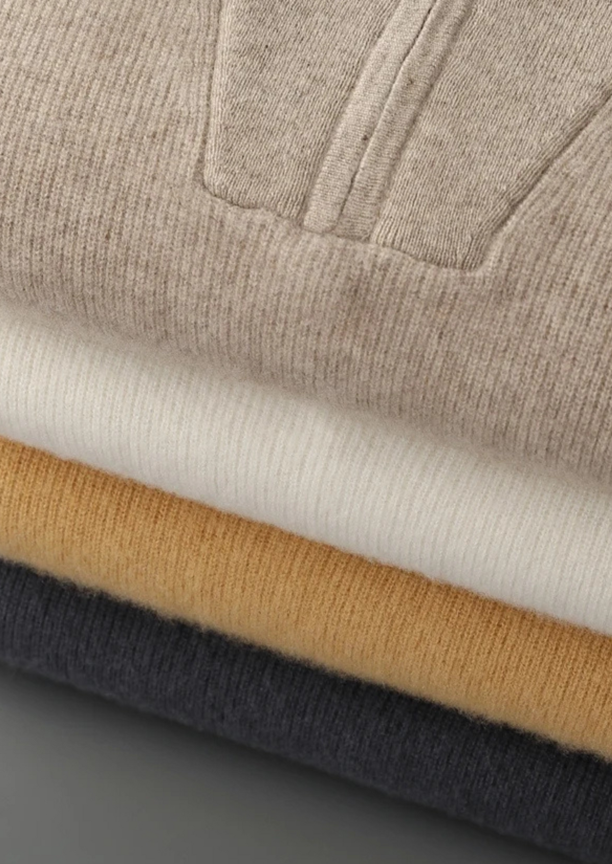 Premium Cashmere Ribbed Half-Zip Sweater - photo 15