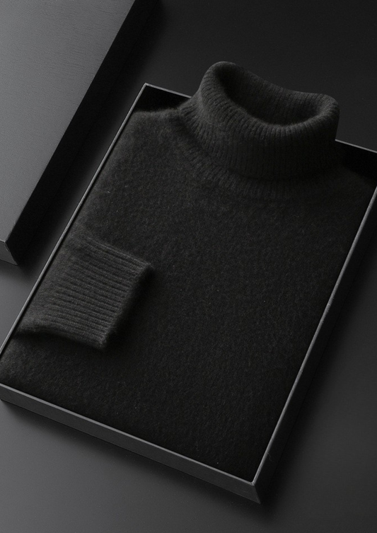 Pure Cashmere Black Essential Rollneck - photo 2