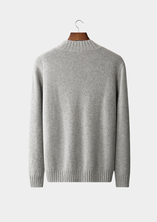 Pure Cashmere Mockneck Sweater - photo 2