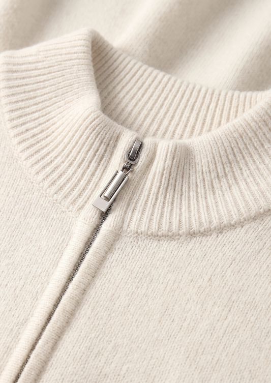 Pure Extra-Fine Merino Wool Cream White Luzzo Set - photo 2
