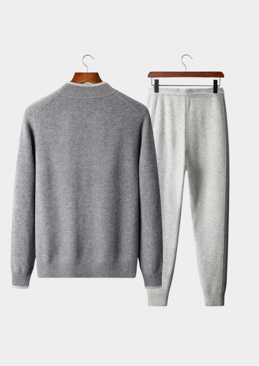 Merino Two Tone Zip Set, Cuffed Leg - photo 2