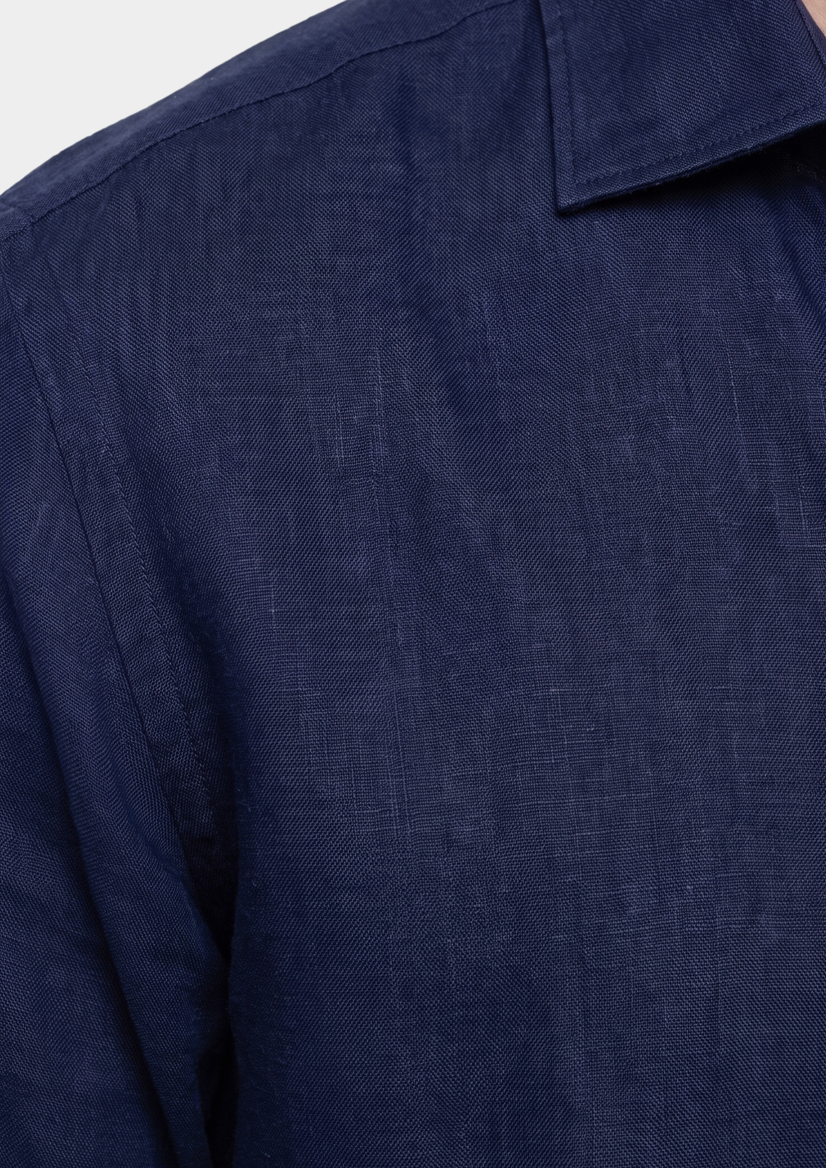 Amalfi Coastal Shirt - Navy Blue - photo 3