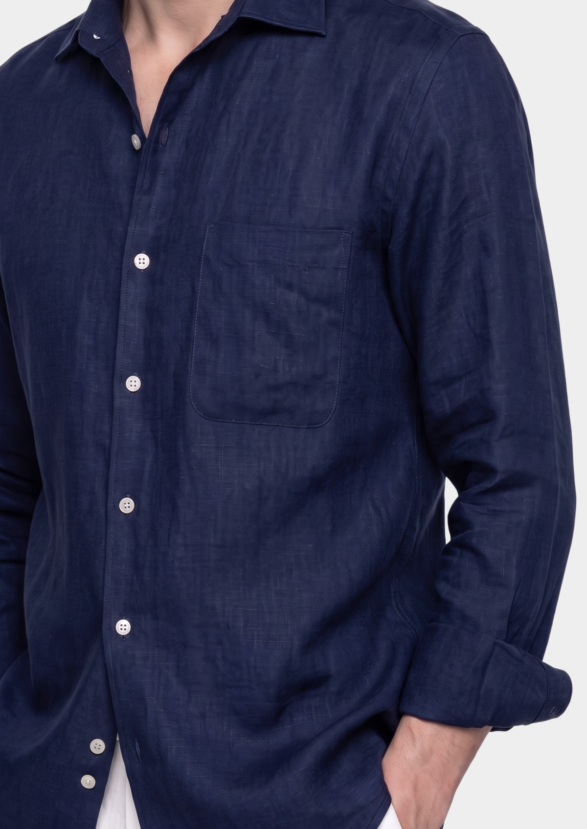 Amalfi Coastal Shirt - Navy Blue - photo 4