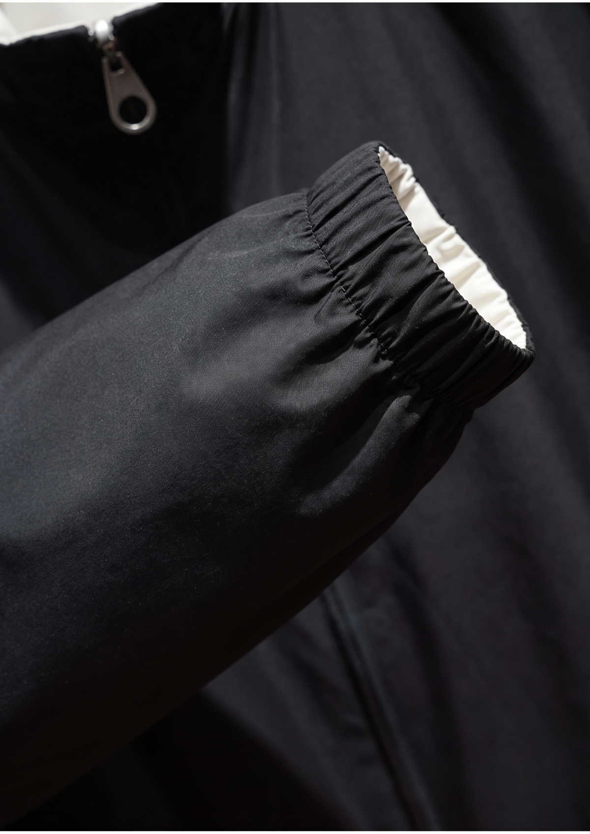 Black Technical Windbreaker Jacket - photo 3