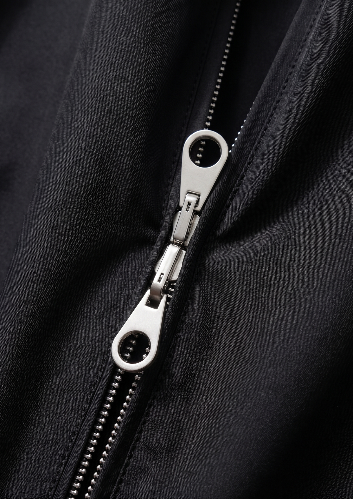 Black Technical Windbreaker Jacket - photo 4