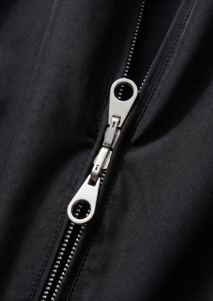 Black Technical Windbreaker Jacket - photo 4