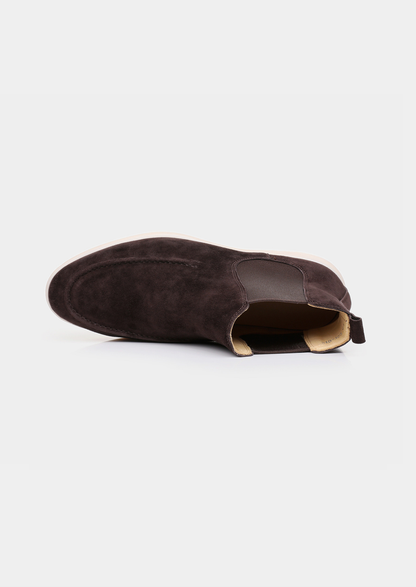 Coffee Suede Chelsea Boot - photo 4