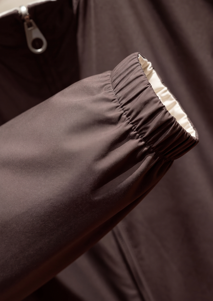 Coffee Technical Windbreaker Jacket - photo 3