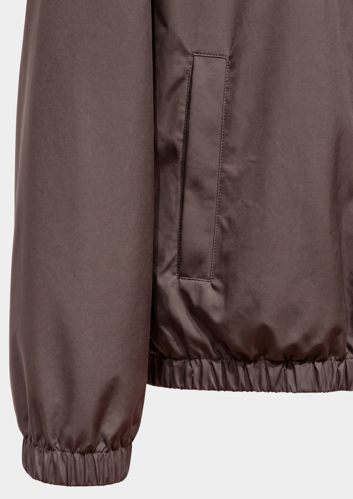 Coffee Technical Windbreaker Jacket - photo 5