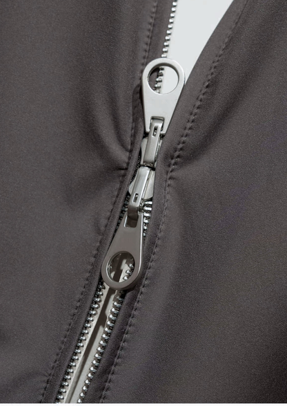 Fog Gray Technical Windbreaker Jacket - photo 3