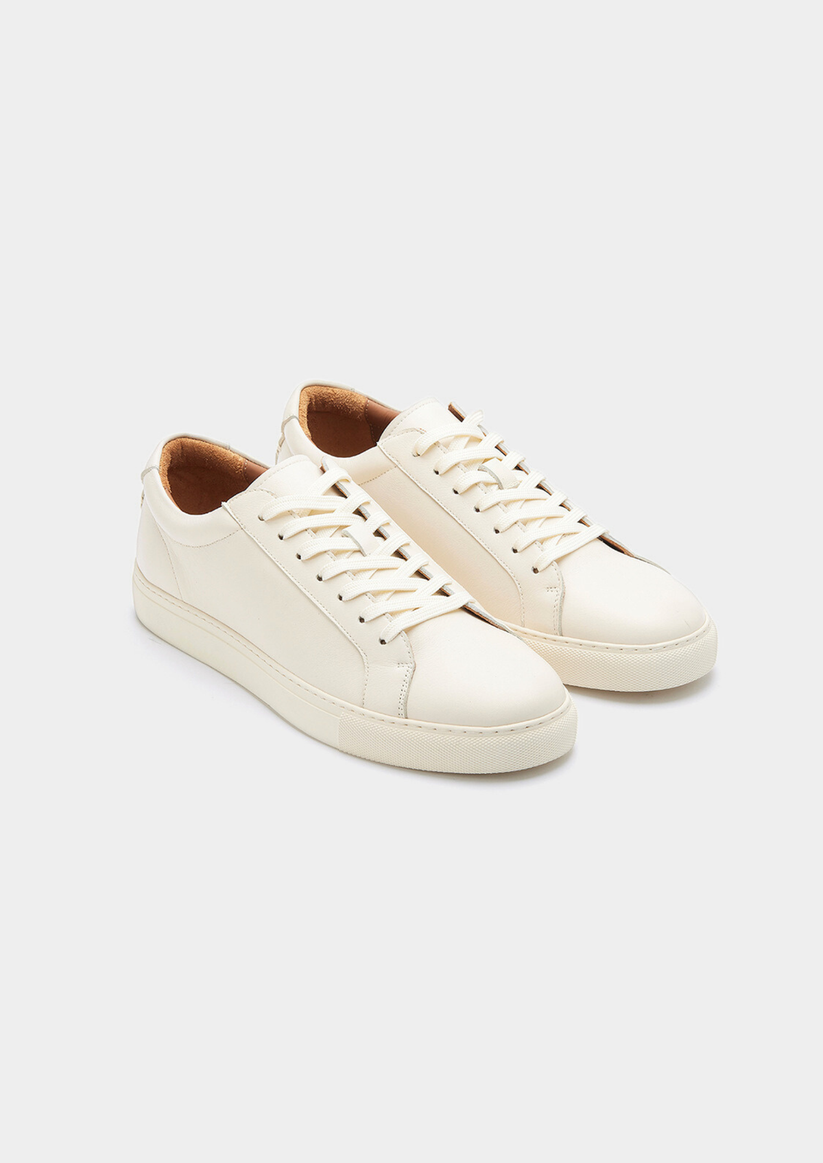 Ivory Essential Leather Sneaker - photo 2