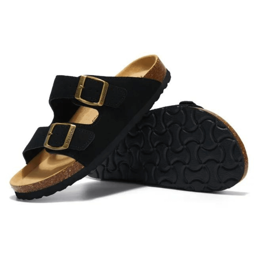 Kavan&Co Suede Arizona Sandals - Black