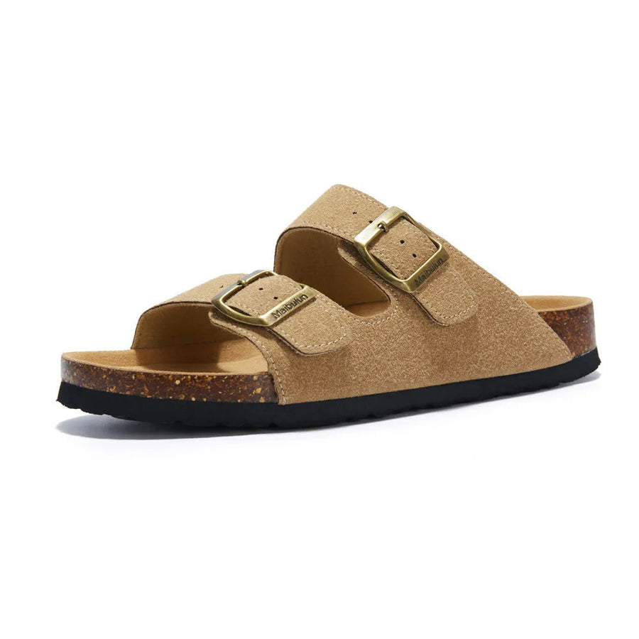 Kavan&Co Suede Arizona Sandals - Light Brown