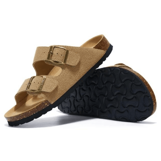 Kavan&Co Suede Arizona Sandals - Light Brown - photo 2