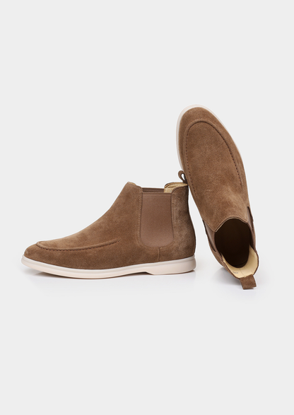Light Brown Suede Chelsea Boot - photo 2