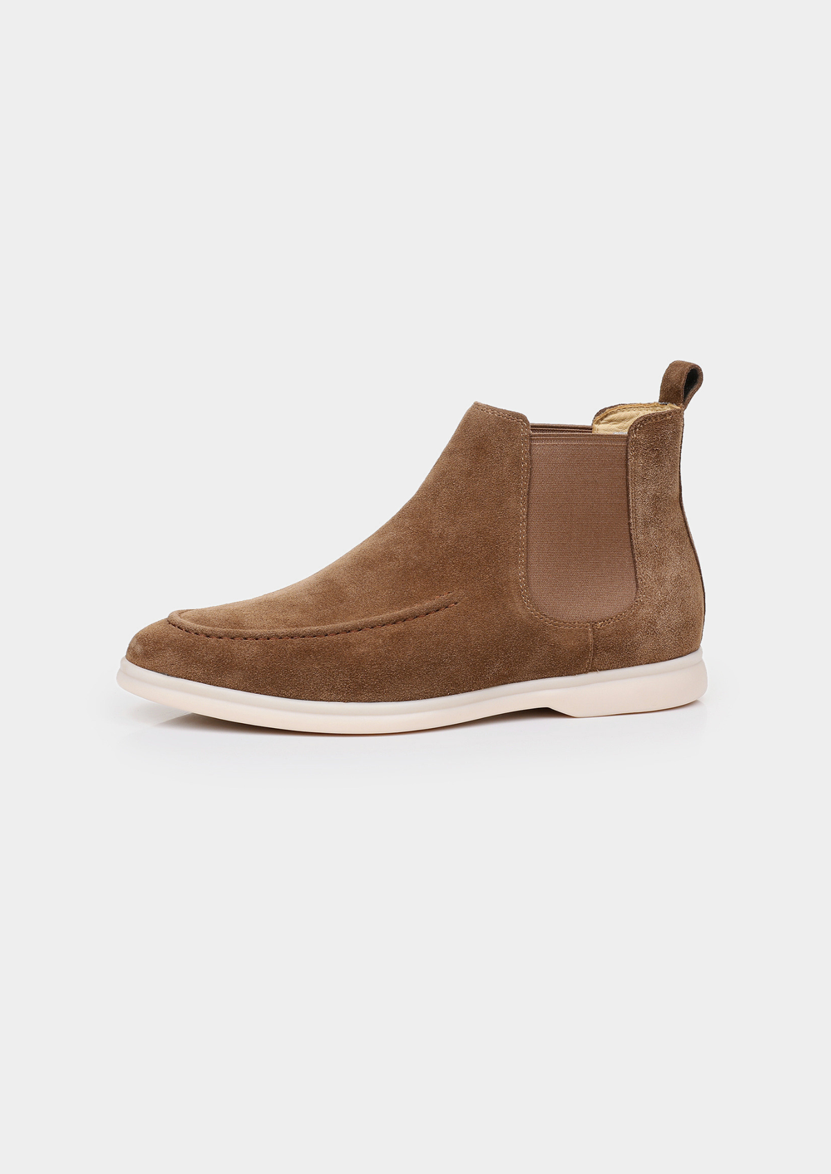 Light Brown Suede Chelsea Boot - photo 3