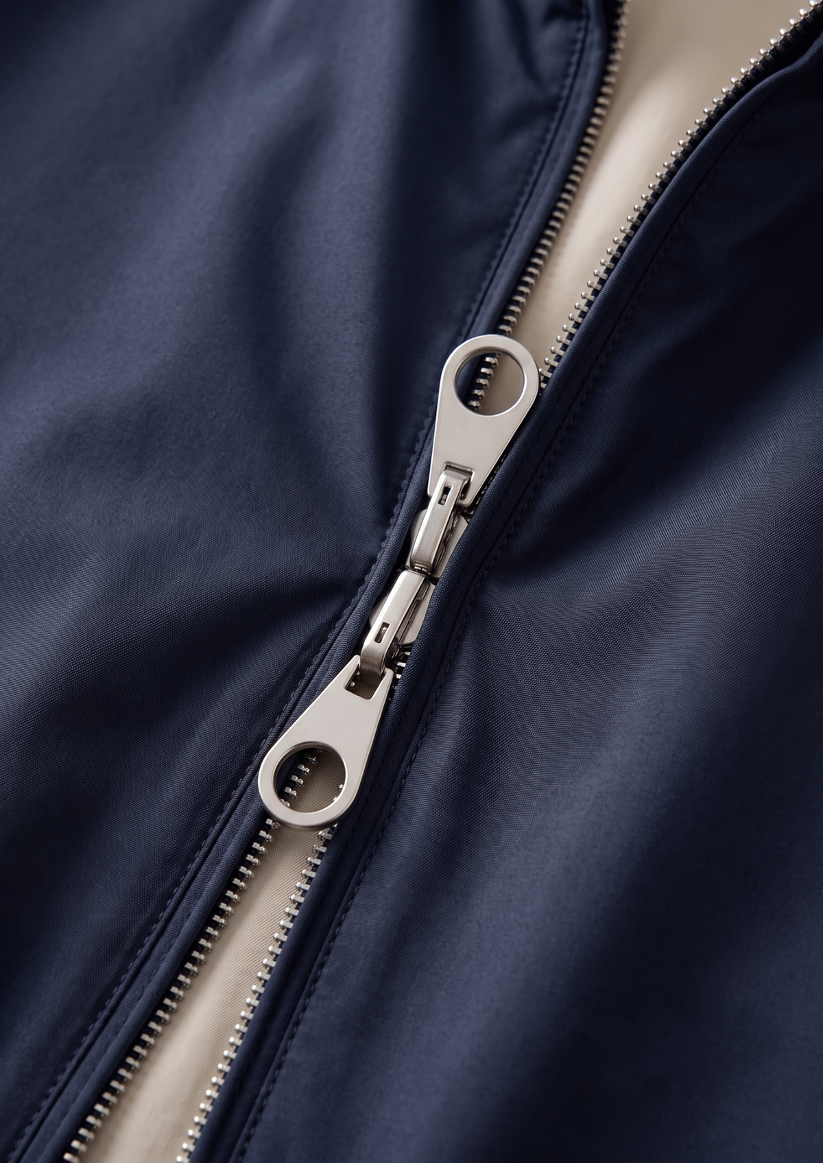 Navy Blue Technical Windbreaker Jacket - photo 4