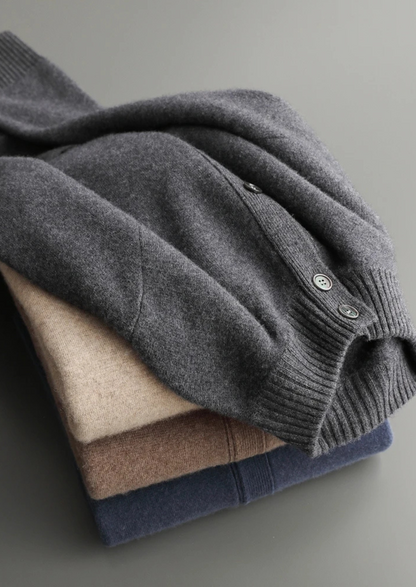 Premium Cashmere Button Cardigan - photo 10