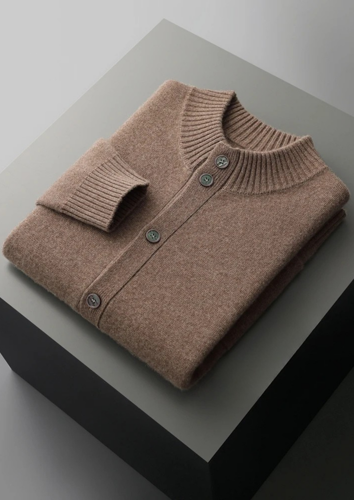 Premium Cashmere Button Cardigan - photo 7