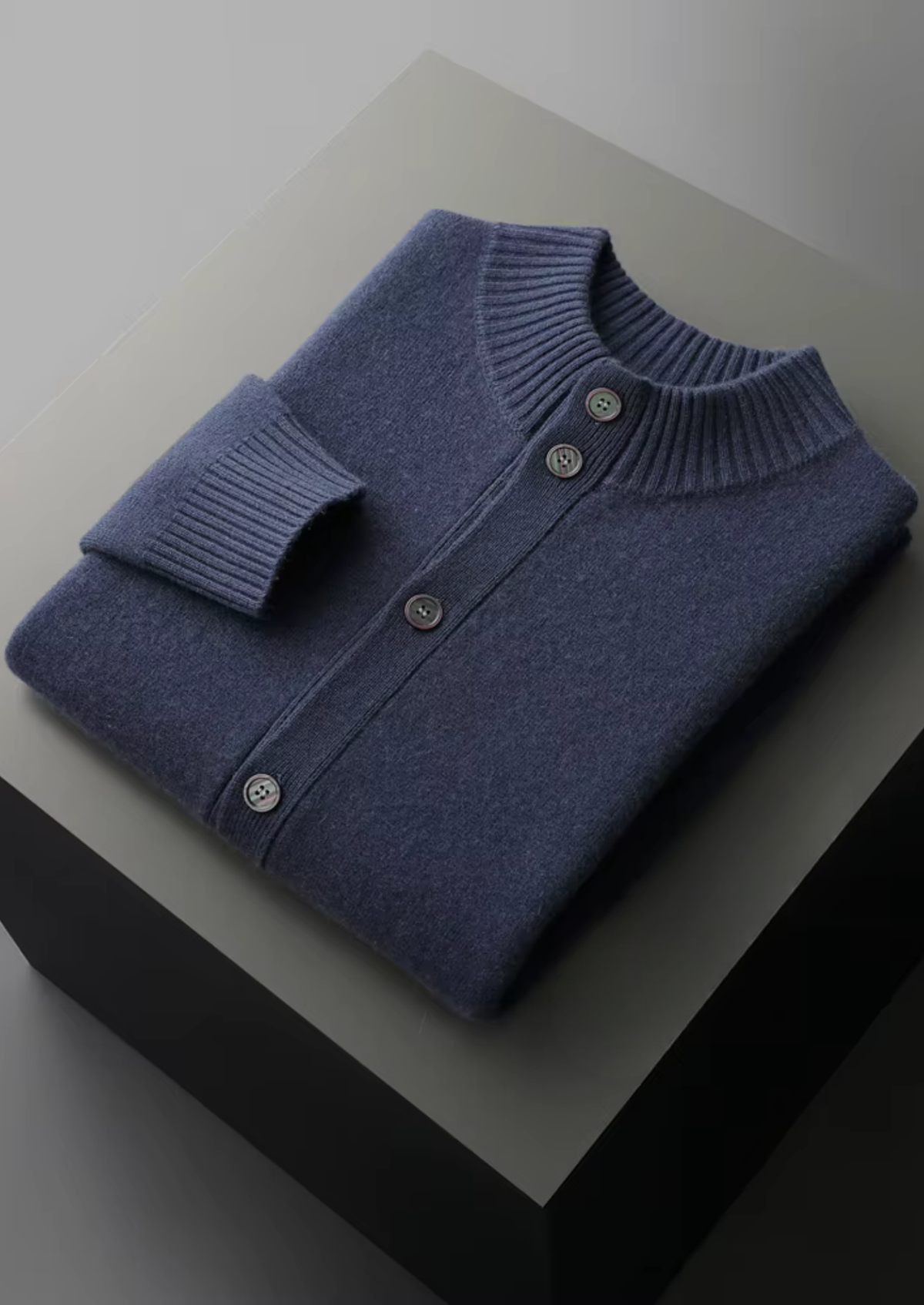 Premium Cashmere Button Cardigan - photo 8