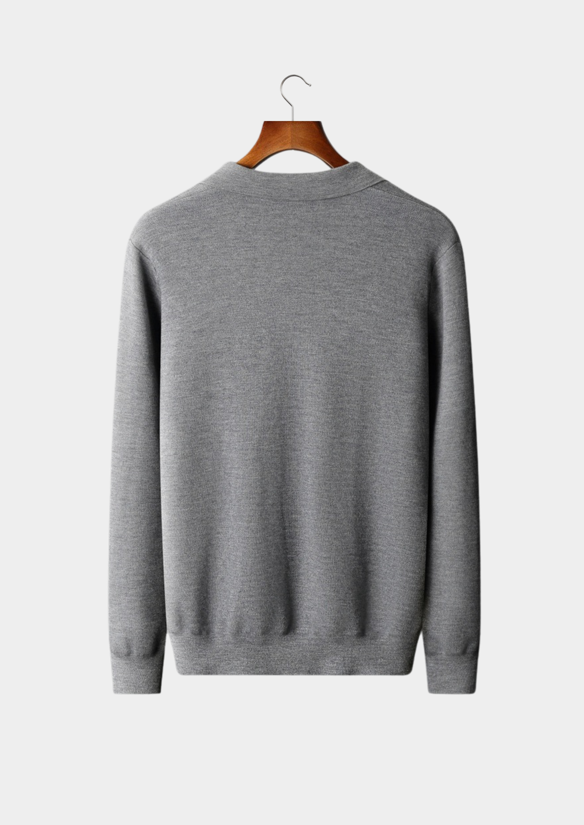 Premium Cashmere Buttonless Sweater Polo - photo 2