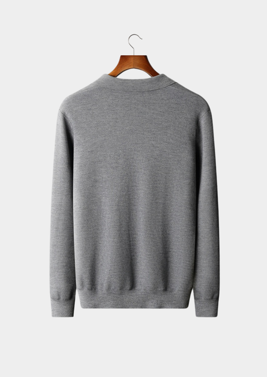 Premium Cashmere Buttonless Sweater Polo - photo 2