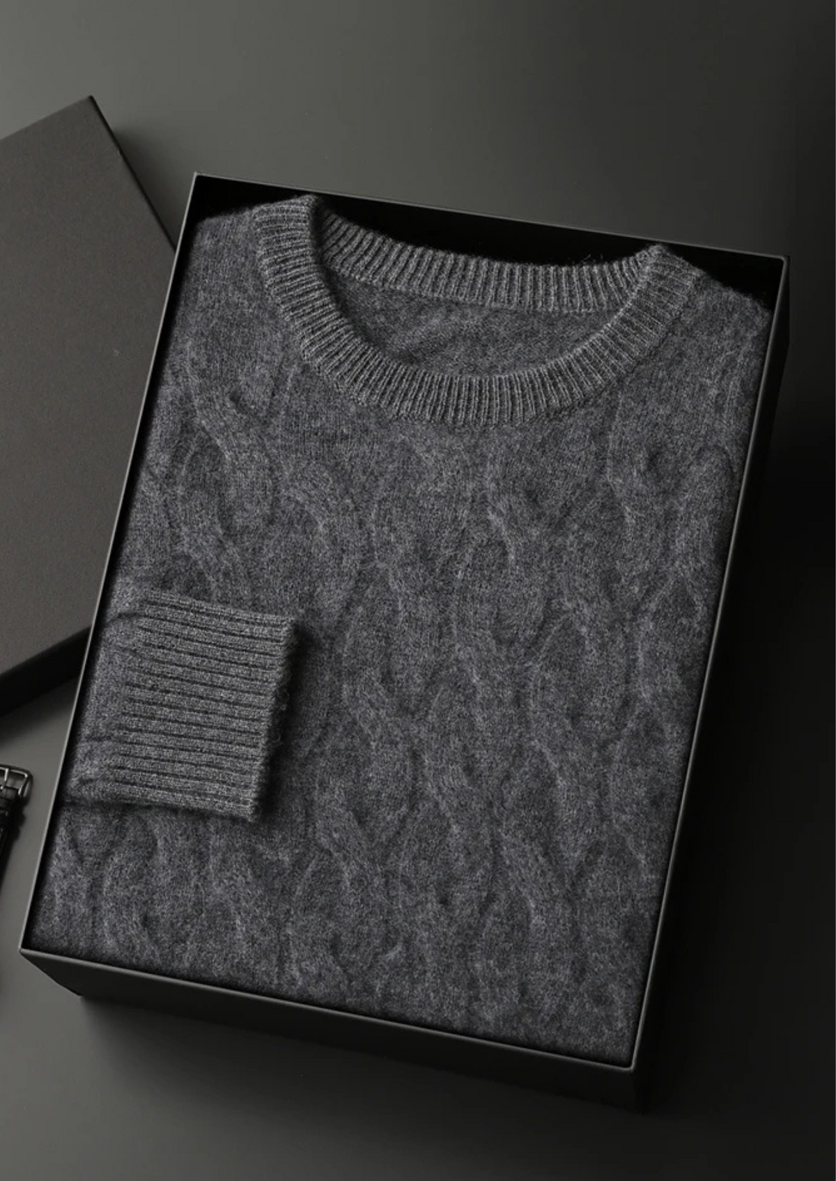 Premium Cashmere Cable Crewneck - photo 14