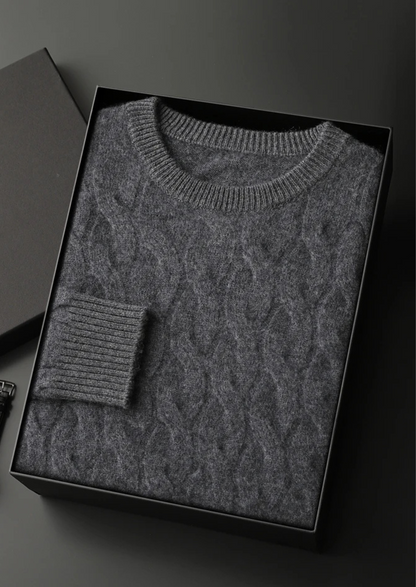 Premium Cashmere Cable Crewneck - photo 14