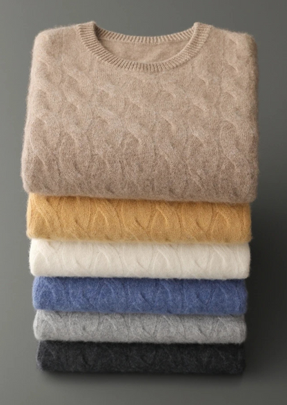 Premium Cashmere Cable Crewneck - photo 17