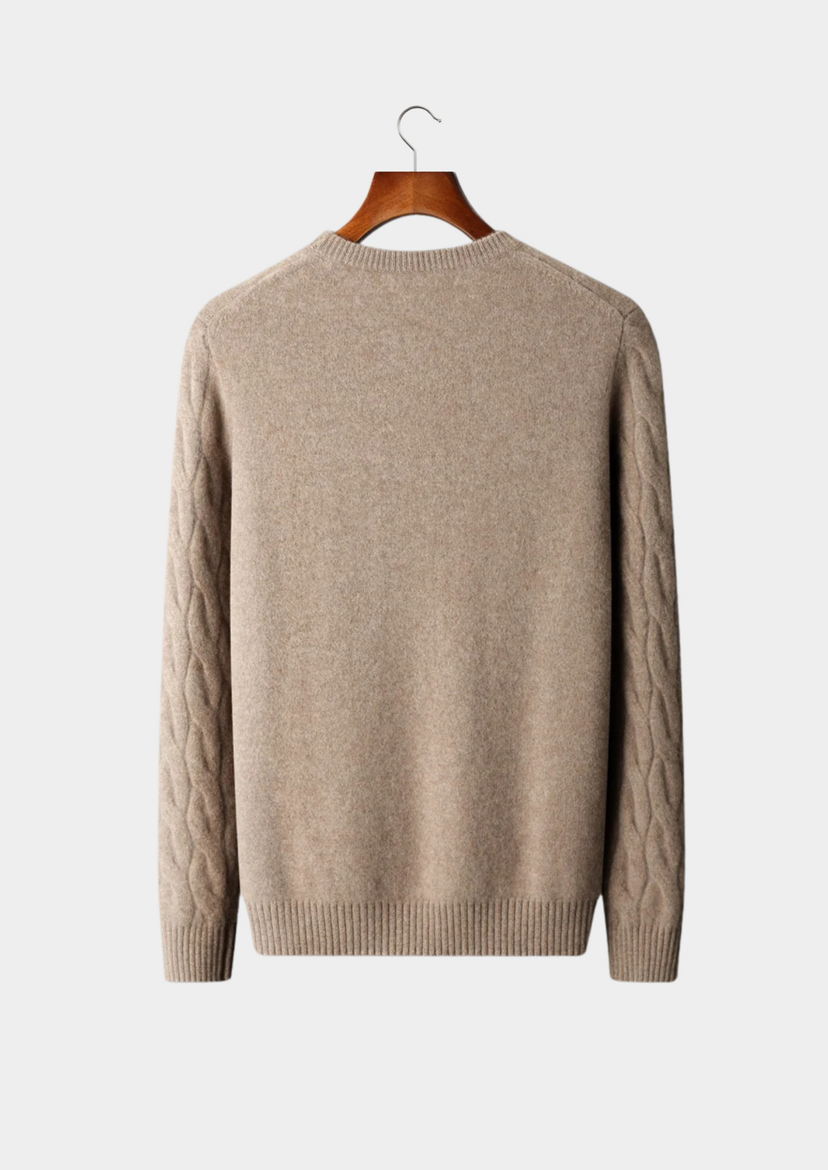 Premium Cashmere Cable Crewneck - photo 2