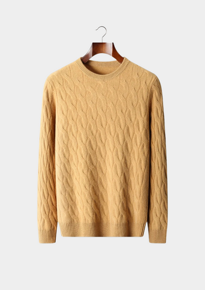 Premium Cashmere Cable Crewneck - photo 4