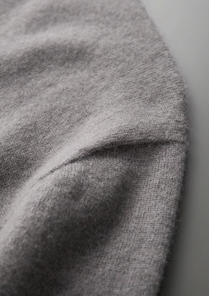 Premium Cashmere Classic Crewneck T-Shirt - Ashen Truffle - photo 2