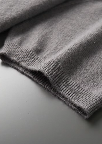 Premium Cashmere Classic Crewneck T-Shirt - Ashen Truffle - photo 5