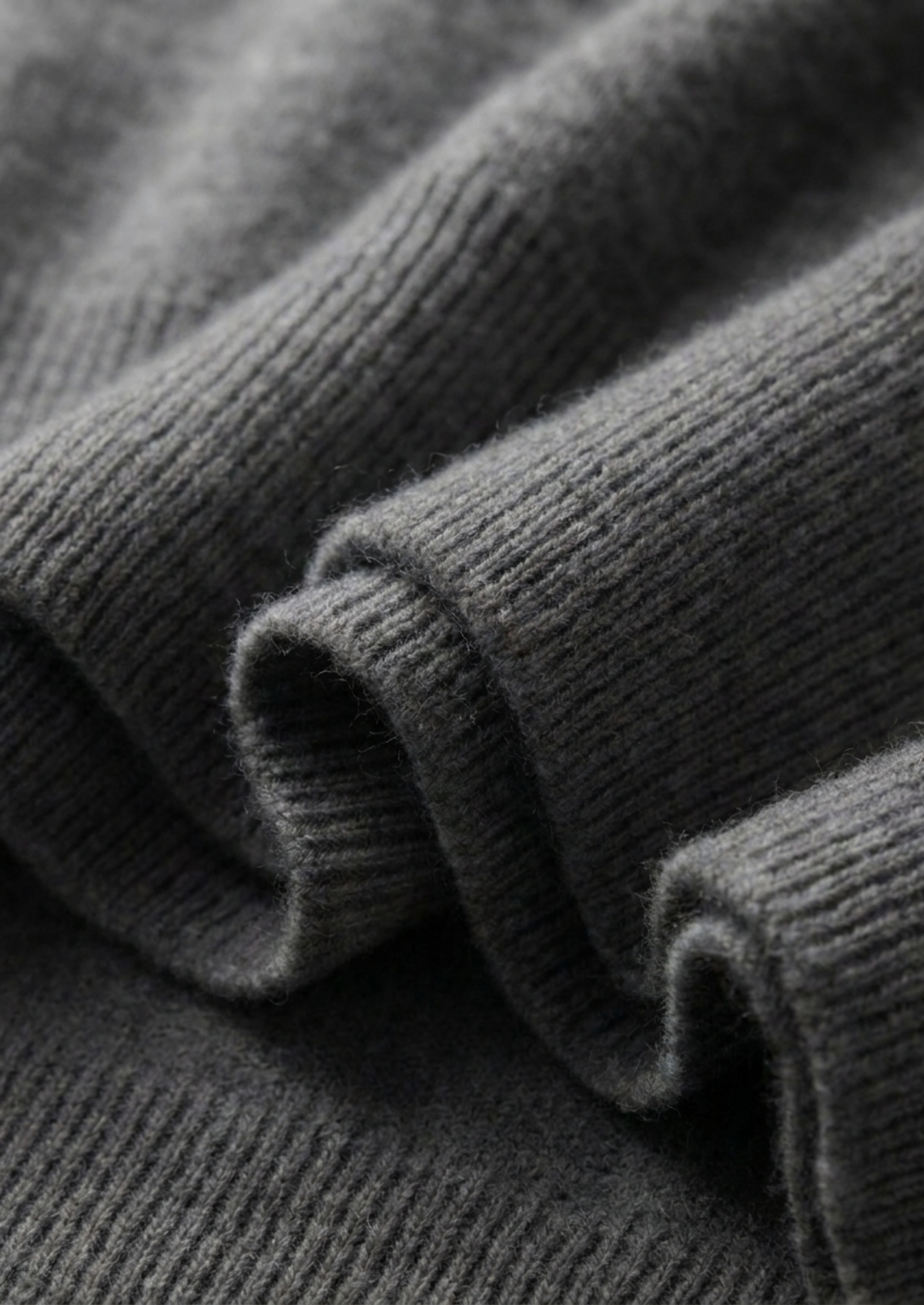 Premium Cashmere Classic Crewneck T-Shirt - Dark Gray - photo 5