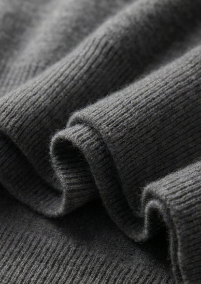 Premium Cashmere Classic Crewneck T-Shirt - Light Beige