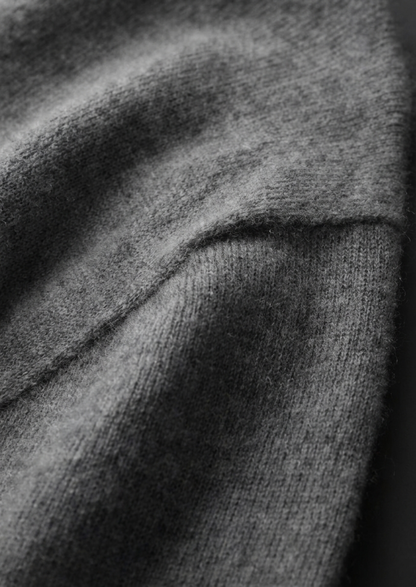 Premium Cashmere Classic Crewneck T-Shirt - Light Beige
