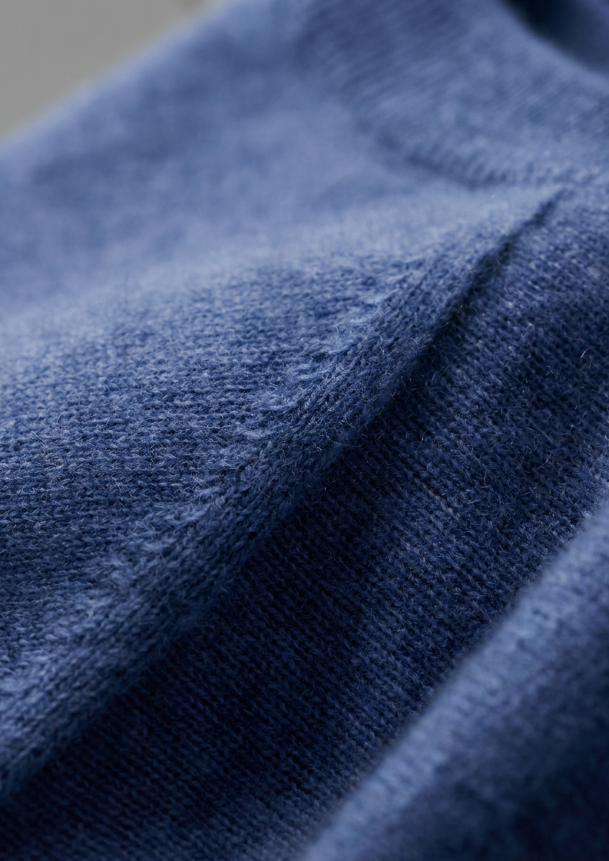 Premium Cashmere Classic Crewneck T-Shirt - Light Beige
