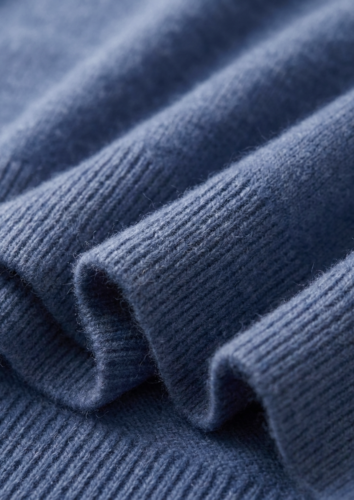 Premium Cashmere Classic Crewneck T-Shirt - Deep Atlantic - photo 4