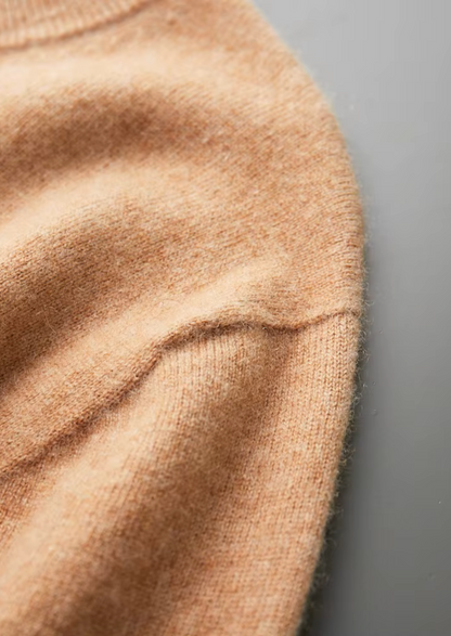 Premium Cashmere Classic Crewneck T-Shirt - Honey Mustard - photo 6