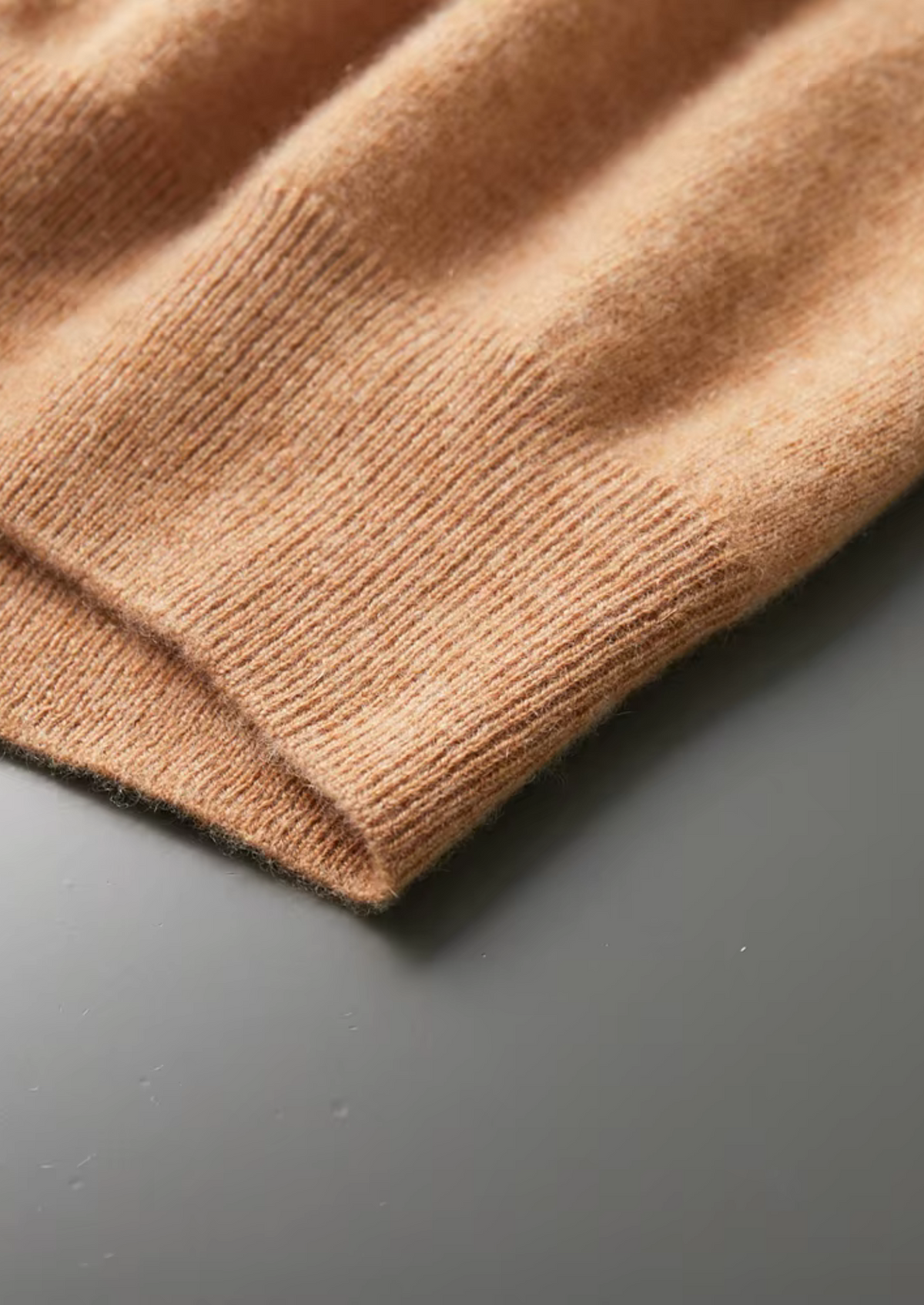 Premium Cashmere Classic Crewneck T-Shirt - Honey Mustard - photo 8