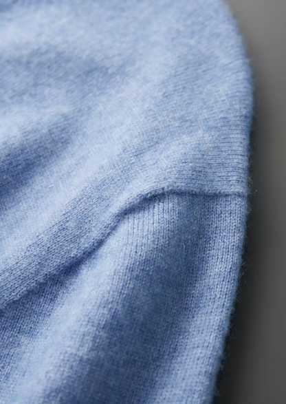Premium Cashmere Classic Crewneck T-Shirt - Light Blue - photo 6