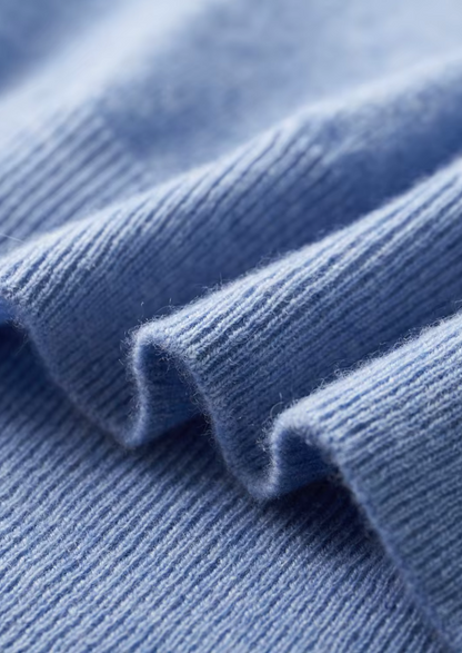 Premium Cashmere Classic Crewneck T-Shirt - Light Blue - photo 8