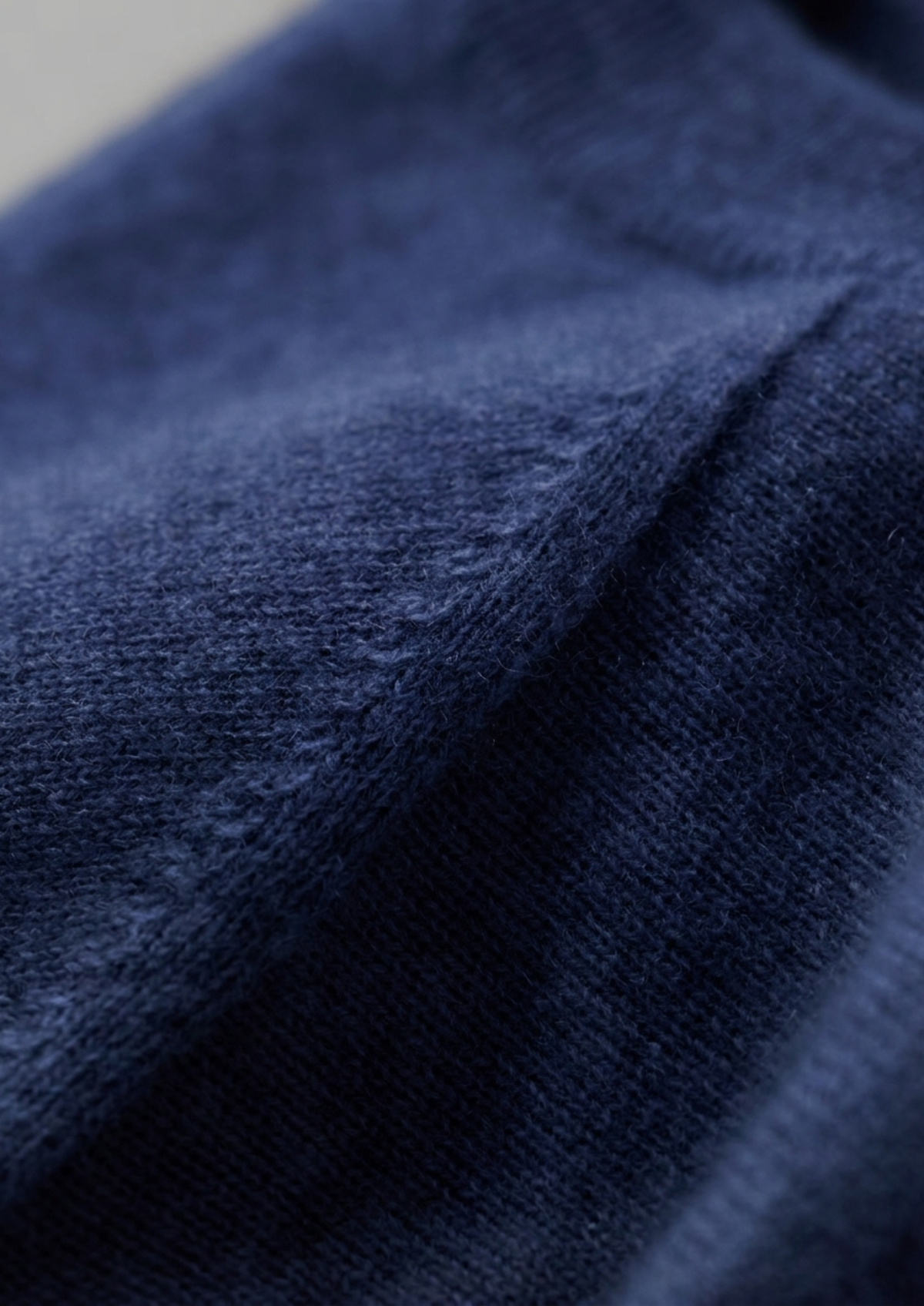 Premium Cashmere Classic Crewneck T-Shirt - Light Beige